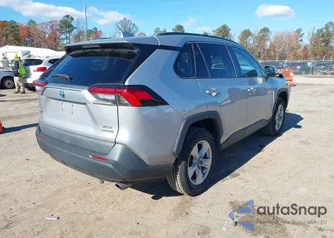 2020 Toyota Rav4 Hybrid Xle из США, поврежденный, VIN 2T3RWRFV4LW094638